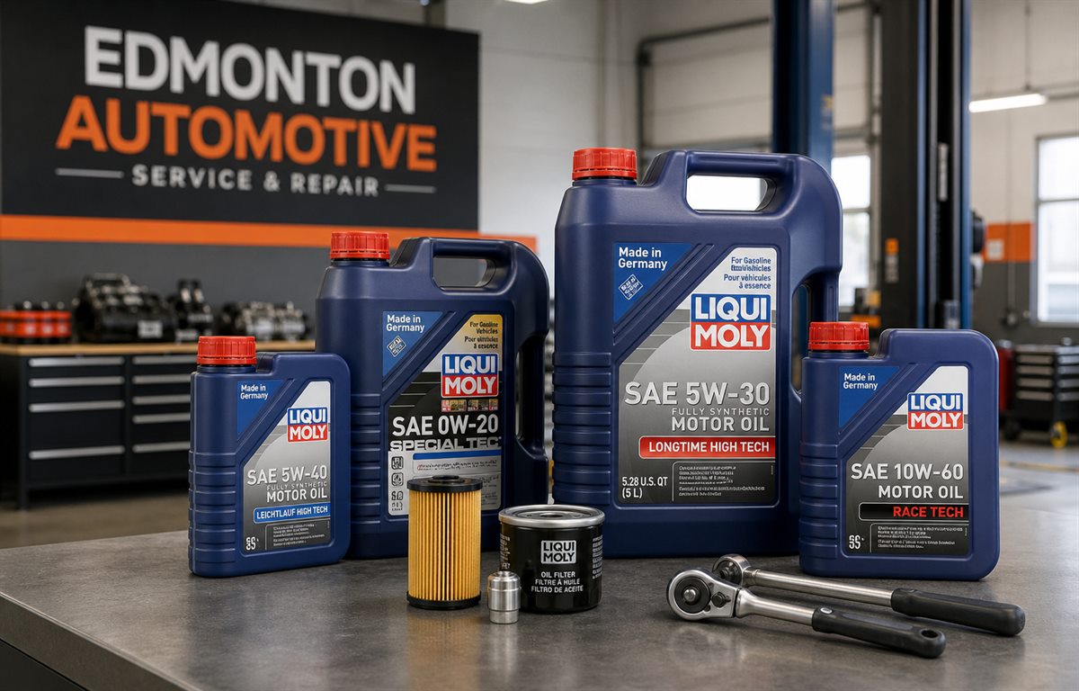 Liqui Moly motor oil for oil change service